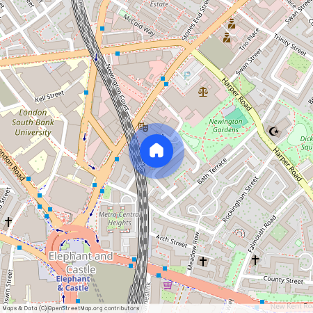 Telford House (3 bed no living room)