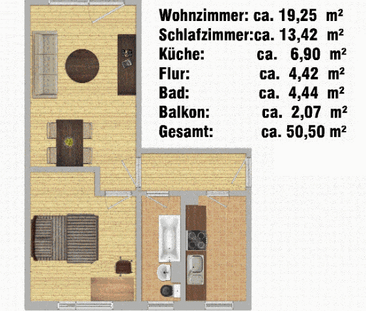 Erdgeschosswohnung in ruhiger Lage zu vermieten. - Foto 6