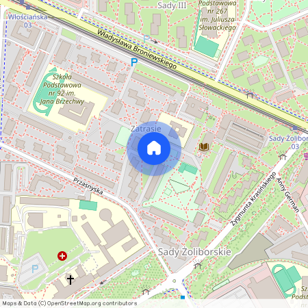 ul. Przasnyska, Sady Żoliborskie, Żoliborz, Warszawa, mazowieckie