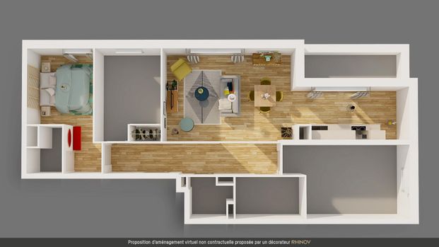 location Appartement T4 DE 80.71m² À CHESSY - Photo 1