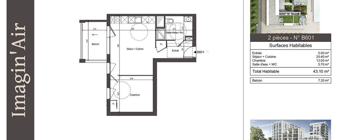 Appartement T2 Dijon à louer - Photo 1