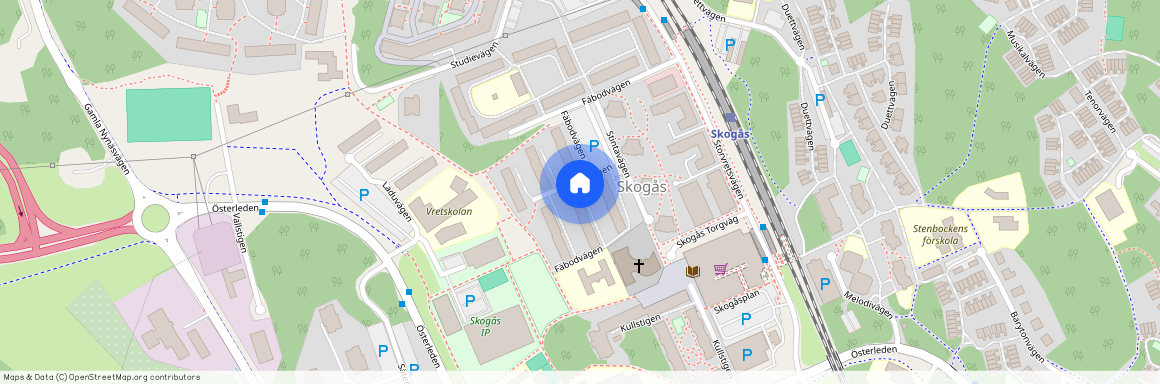 Fäbodvägen 15, Skogås