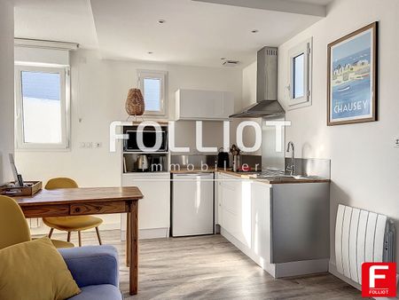A LOUER Appartement meublé "bail étudiant 9 mois" Donville Les Bains 2 pièce(s) 30 m2 - Photo 2