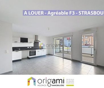 STRASBOURG - Agréable F3 avec double extérieur - Photo 1
