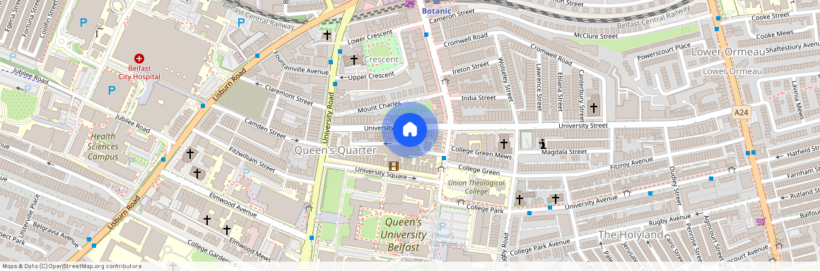 Apt 1, 47 University Street, Belfast, BT7 1FY