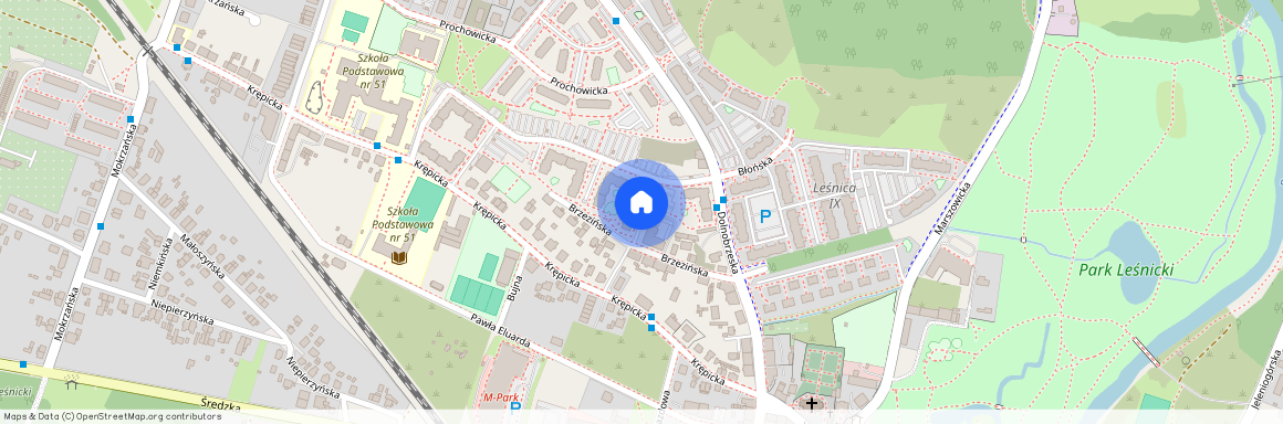 ul. Brzezińska, Leśnica, Fabryczna, Wrocław, dolnośląskie