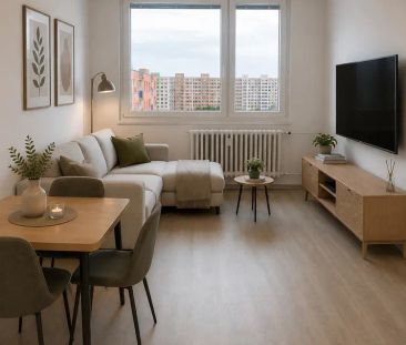 Pronájem světlého bytu 2+kk, Praha 11 – Chodov, Konstantinova - Photo 1