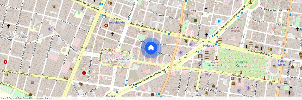 Tomas Alva Edison, Colonia Tabacalera, C.P. 06030, Df / Cdmx
