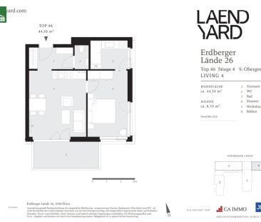 2- Zimmer Wohnung in 1030 Wien - Einbauküche und Freifläche inklusi... - Photo 6