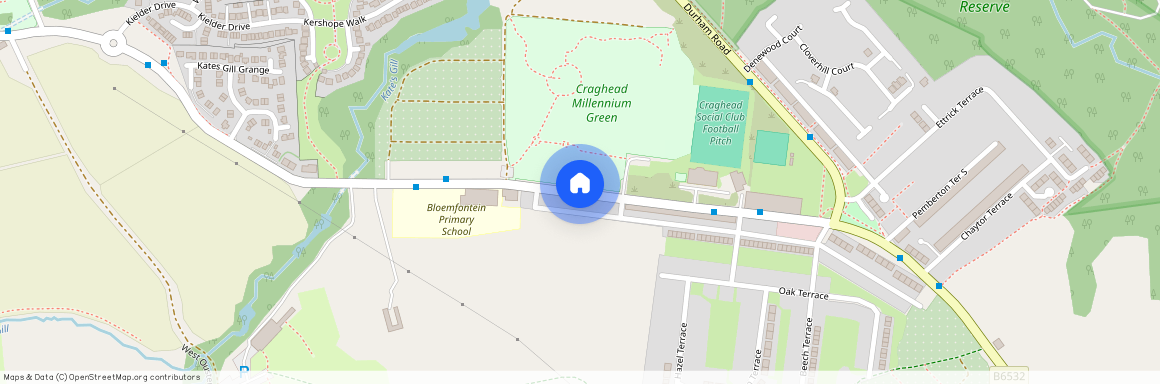 Greylingstadt Terrace, Stanley