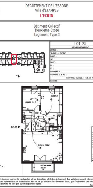 Appartement 3 pièces - Photo 2