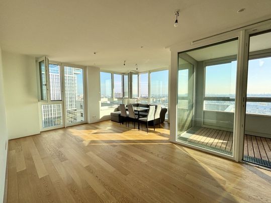 U-Bahn-Station KAGRAN U1 I Stilvolle Wohnung mit Loggia I Rooftop POOL & SAUNA I Fitnessraum - Foto 1