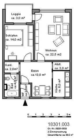 Schöne 2-Zummer-Wohnung mit Balkon und Tageslichtbad - Photo 4