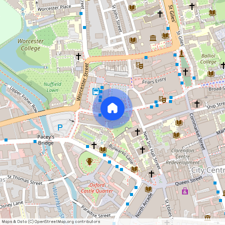 George Street Oxfordshire OX1, Oxford, OX1