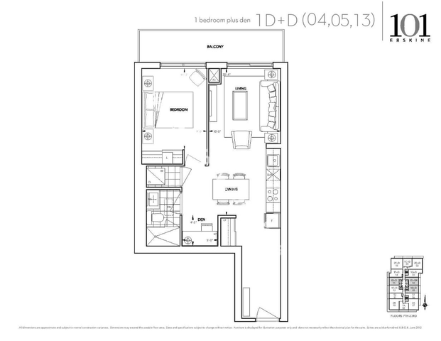 For Lease - 101 Erskine Avenue Unit# 2504, Toronto, Ontario - Photo 1