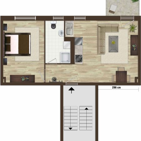 Alles wird neu - Hübsche kleine 2-Raumwohnung im Grünen - Photo 3