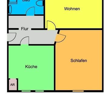 Gemütliche 2-Zimmerwohnung mit großer Küche und vorteilhafter Rauma... - Photo 1