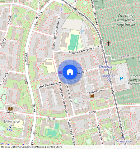 Warszawa, M., Warszawa, Wola, Młynów, Długosza