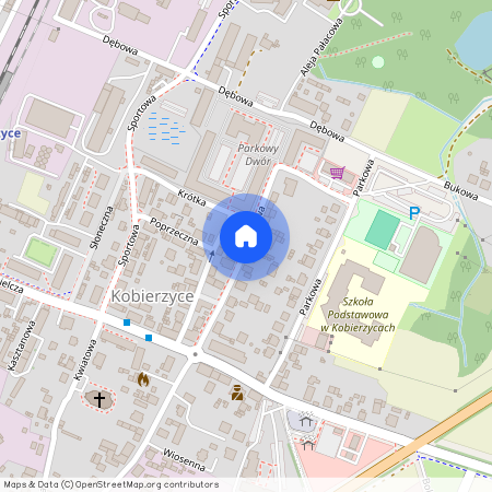 ul. Ludowa, Kobierzyce, Kobierzyce, wrocławski, dolnośląskie