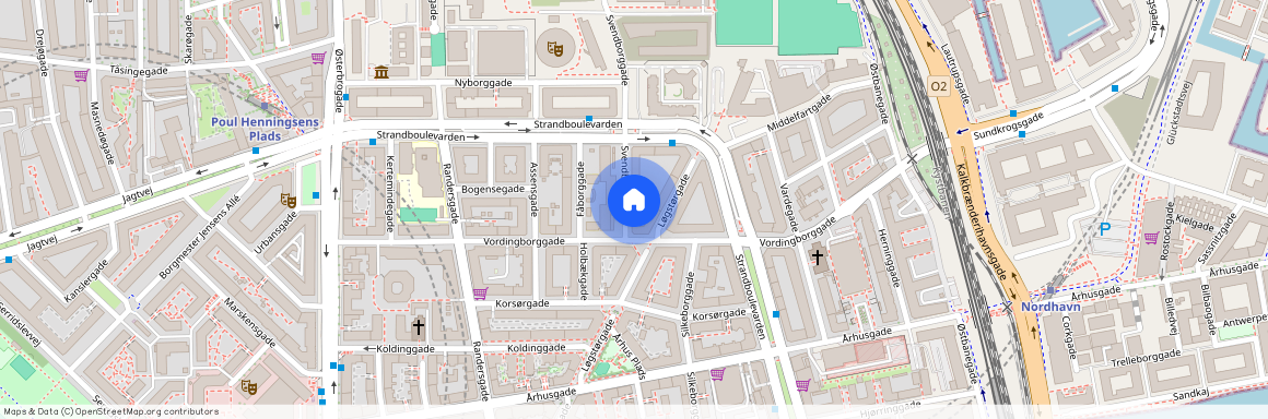 1. 6, Svendborggade 28, 2100, København Ø