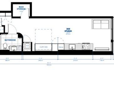 Large sustainable studio with balcony in newer building - Photo 3