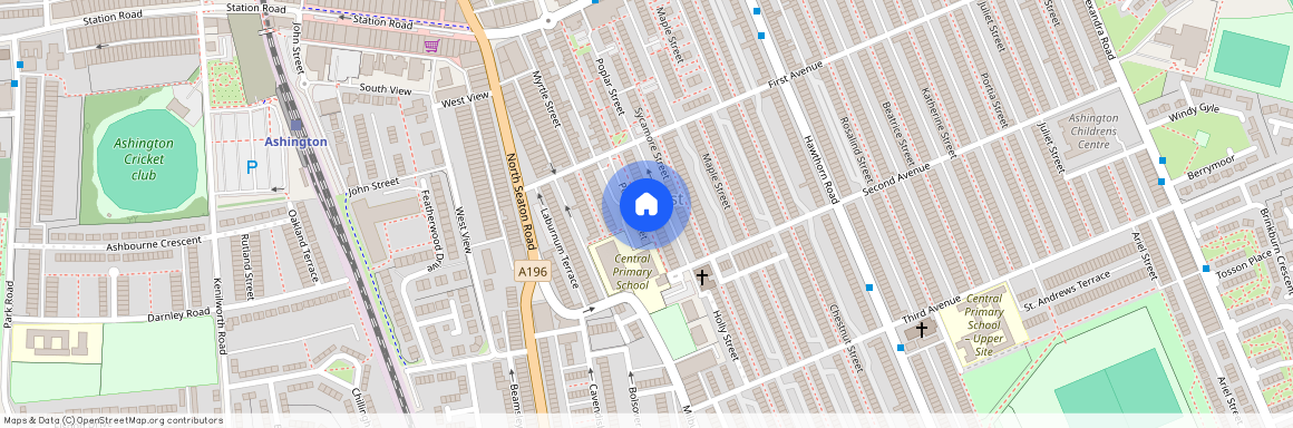 Poplar Street, Ashington, Ashington, Northumberland, NE63 0AY