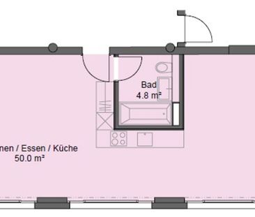 1.0 Zimmerwohnung in Sargans - Photo 4