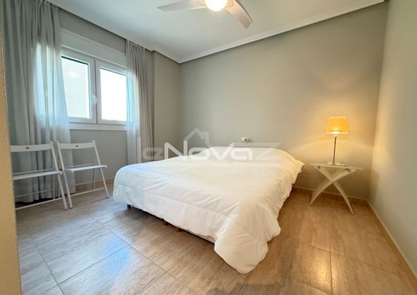 Noble luxury. Two bedroom apartment in a quiet urbanization overlooking the sea and golf cour