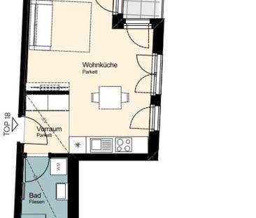 Neubauprojekt „Herz & Heim“ in Simmering - 1 Zimmer-Wohnung mit Log... - Foto 5