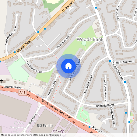 Broadwaters Avenue, Wednesbury