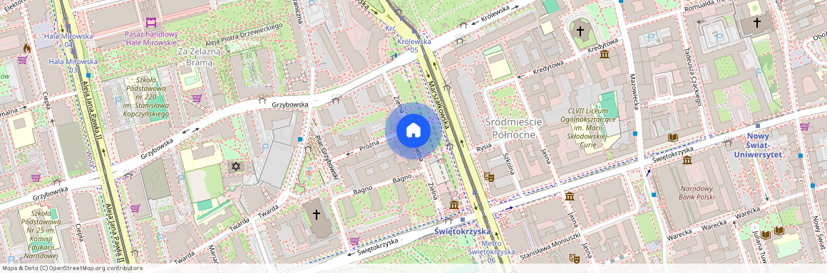 Zielna, Śródmieście, Warszawa