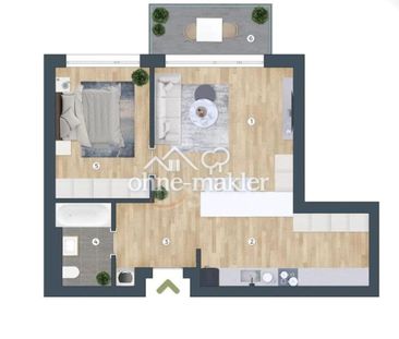 Wunderschöne 2-Zimmer-Wohnung! - Photo 1