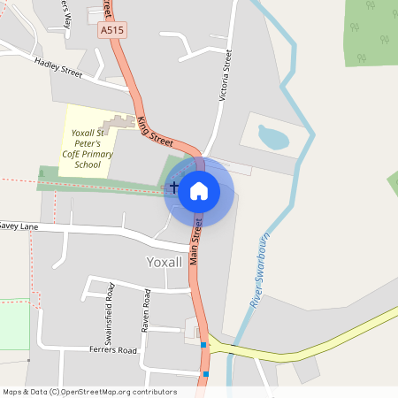 Yoxall, BURTON-ON-TRENT, Staffordshire, DE13