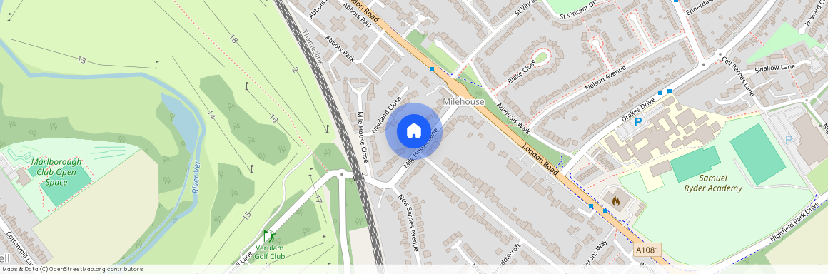 Mile House Lane St Albans AL1, St Albans, AL1