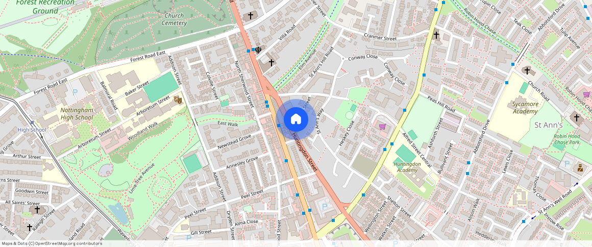 **, Huntingdon Street, Nottingham - New, NG1 3JH