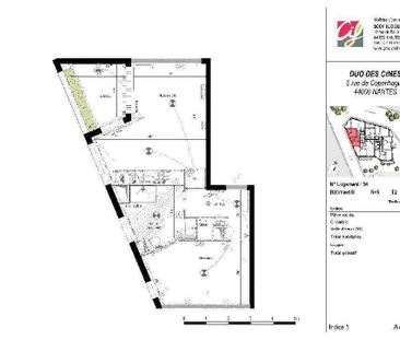 Location appartement t2 44 m² à Nantes (44000) St Donatien/Jardin d... - Photo 2