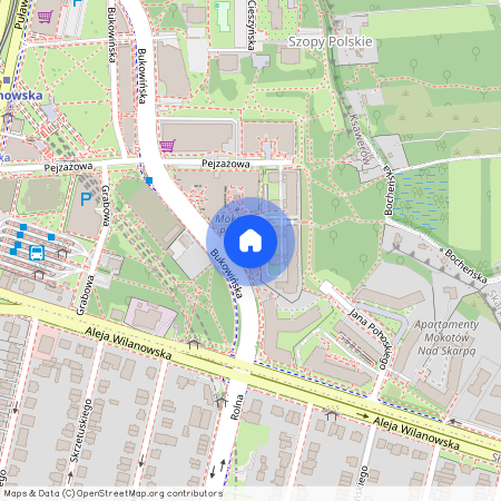 ul. Bukowińska, Ksawerów, Mokotów, Warszawa, mazowieckie