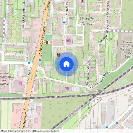 ul. ks. Józefa Meiera, Górka Narodowa, Prądnik Biały, Kraków, małopolskie