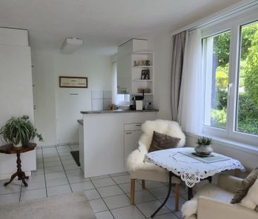 Helle 1.5-Zimmer-Wohnung mit Gartensitzplatz und Einstellhallenplatz - Photo 1