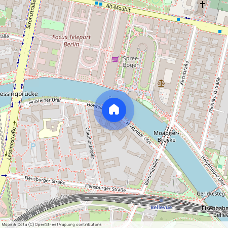 Holsteiner Ufer, Berlin, Hansaviertel, 10557