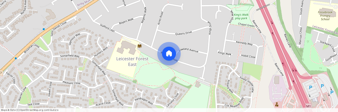 Rushmere Walk, Leicester Forest East, Leicester, Leicestershire, LE3
