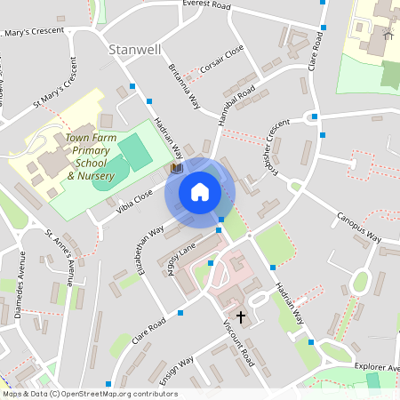 Hadrian Way, Stanwell, Staines-upon-Thames, Surrey, TW19