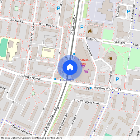 tř. Budovatelů, Most