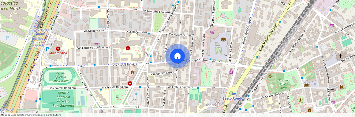 Via Cesare Battisti, Sesto San Giovanni, Lombardy 20099, Sesto-San-Giovanni