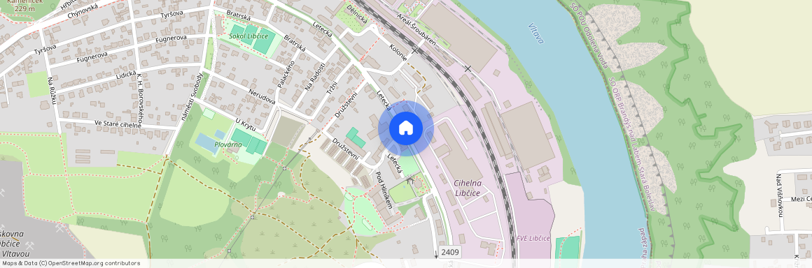 Letecká, Libčice nad Vltavou, okres Praha-západ