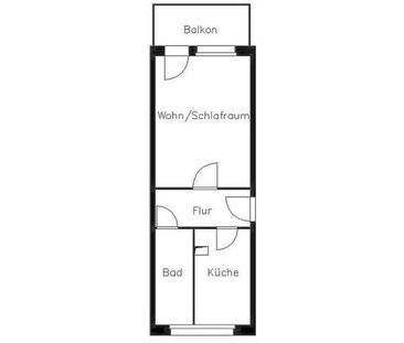 1-Raum-Wohnung in Citynähe - Photo 2
