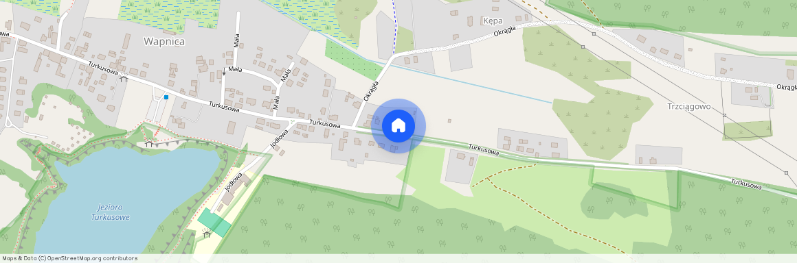 ul. Turkusowa, Wapnica, Międzyzdroje, kamieński, zachodniopomorskie