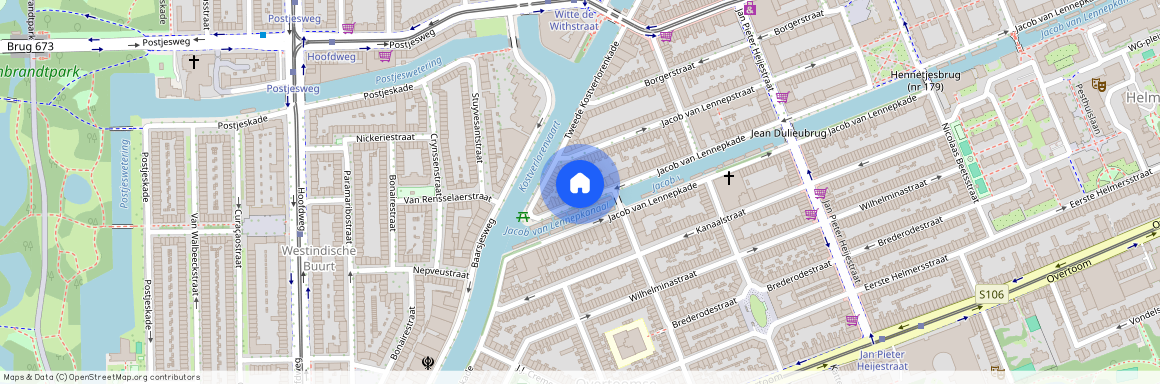 Jacob van Lennepkade 402 3, 1053 NN, Amsterdam