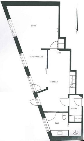 2-værelses studiebolig - Foto 5