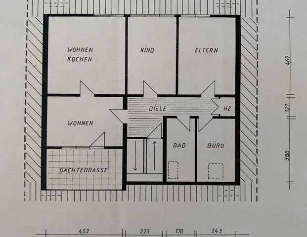 Zentrale 4-Zimmer Wohnung in Hennef - Foto 1